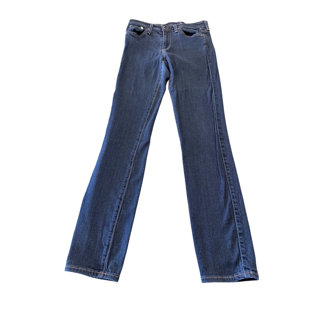 AG Adriano Goldschmied The Prima Mid-Rise Cigarette Jeans Dark Wash Size 27R USA